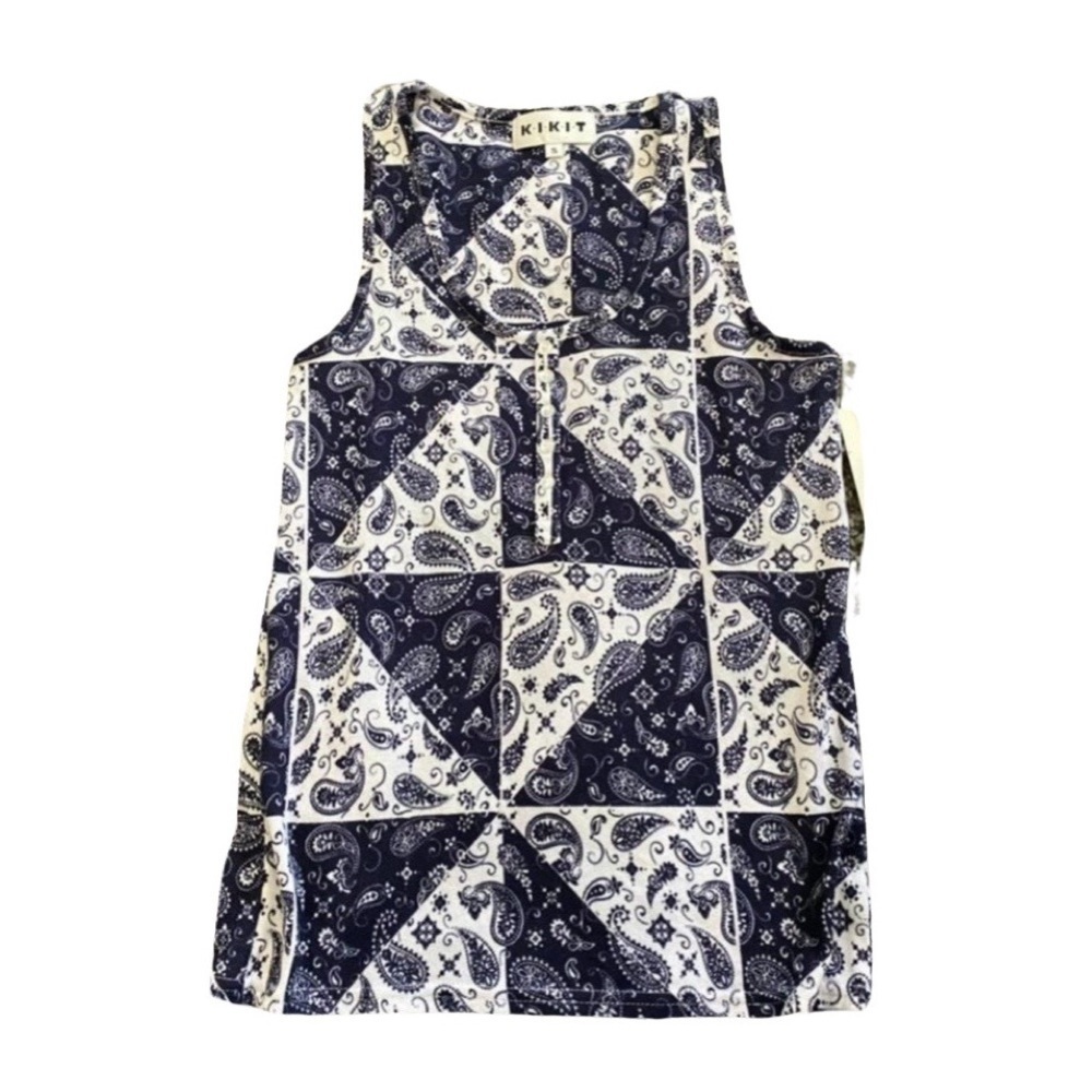 KIKIT Tank top Patch Work Bandana​​​​​​​​​​​​